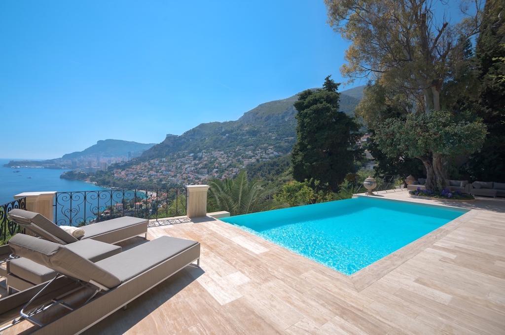Luxurious Villa Overlooking Monaco Roquebrune-Cap-Martin Exteriér fotografie